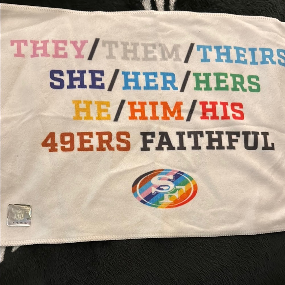 49ers Faithful Pride Towel